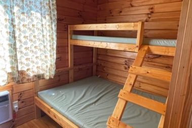Log Cabin sleeping area