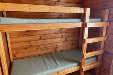 Log Cabin sleeping area